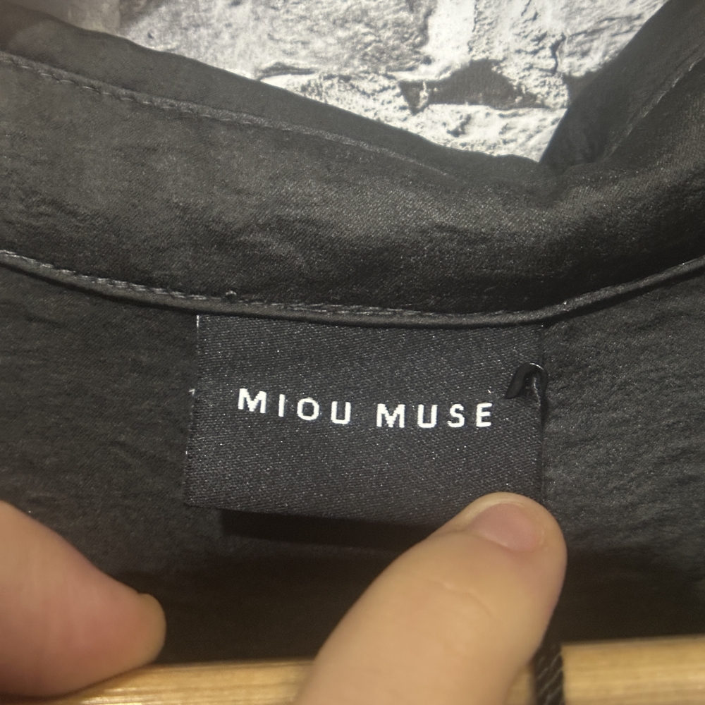 NWT Miou Muse Black Long Sleeve Dress Size Medium - Picture 9 of 16